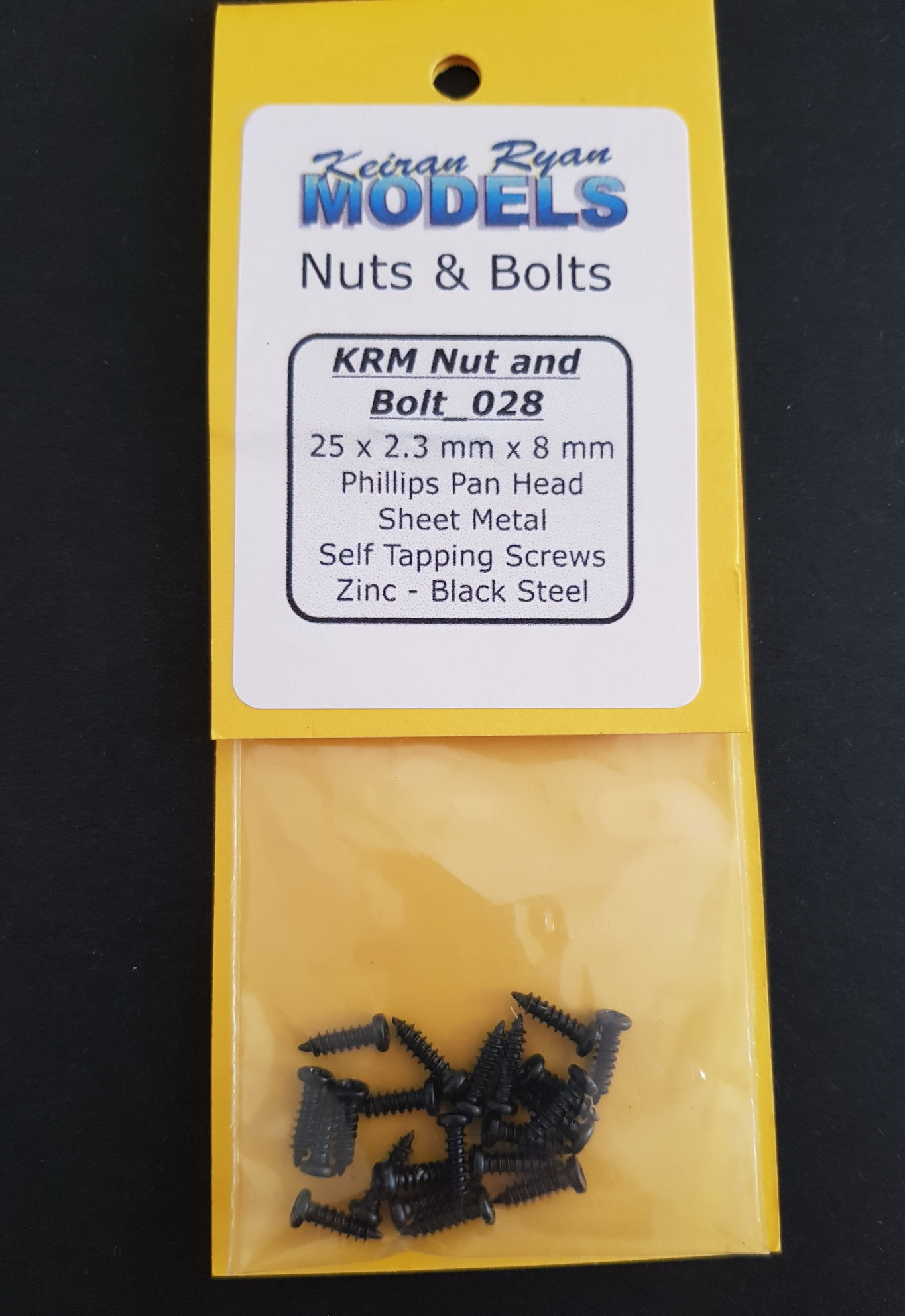 2.3 mm x 8 mm S/T Screw